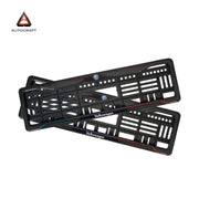Car Number Plate Gel Frame - Volkswagen - Red and Blue Line