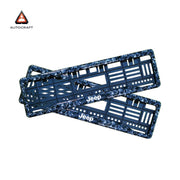 Car Number Plate Gel Frame - Jeep - Forged Carbon thumbnail