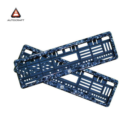 Car Number Plate Gel Frame - MG -Forged Carbon