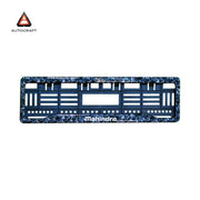 Car Number Plate Gel Frame - Mahindra - Forged Carbon thumbnail