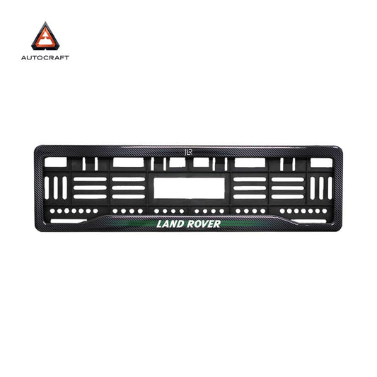 Car Number Plate Gel Frame - Land Rover - Green