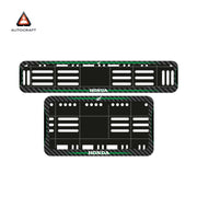 Bike Number Plate Gel Frame - Honda - Green Line (Front and Back Set)