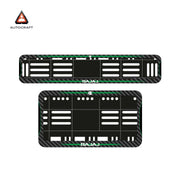 Bike Number Plate Gel Frame - Bajaj - Green Line