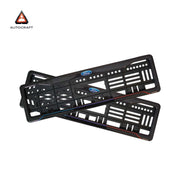 Car Number Plate Gel Frame - Ford - Blue and Red Line thumbnail
