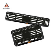 Bike Number Plate Gel Frame - KTM - Black Pattern