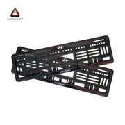 Car Number Plate Gel Frame - Hyundai - Blue and Red thumbnail
