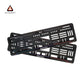 Car Number Plate Gel Frame - Mahindra - Blue and Red Line