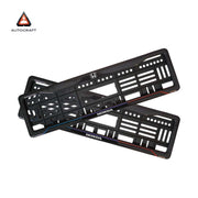 Car Number Plate Gel Frame - Honda - Blue and Red Line thumbnail