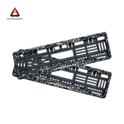 Car Number Plate Gel Frame - Jaguar - Forged Carbon thumbnail