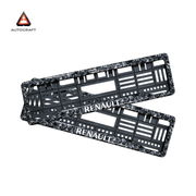 Car Number Plate Gel Frame - Renault - Forged Carbon thumbnail