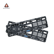 Car Number Plate Gel Frame - Ford - Forged Carbon thumbnail