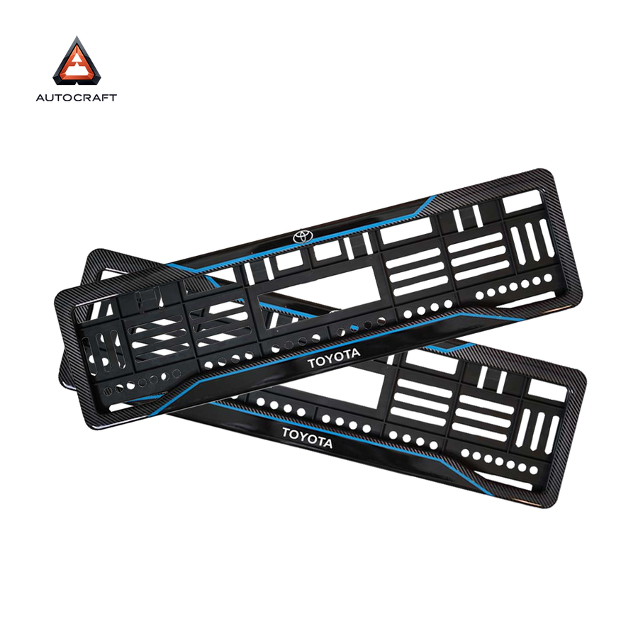 Car Number Plate Gel Frame - Lexus - Blue Line