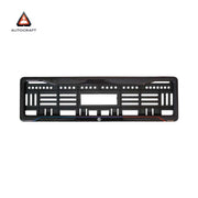 Car Number Plate Gel Frame - MG - Blue and Red Line