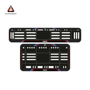 Bike Number Plate Gel Frame - Hero - Red & Blue Lines (Front and Back Set)