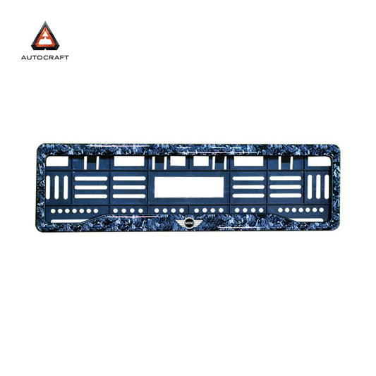 Car Number Plate Gel Frame - Mini Cooper - Forged Carbon