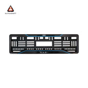 Car Number Plate Gel Frame - Audi - Blue Line
