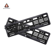 Car Number Plate Gel Frame - MG - Black Plain thumbnail