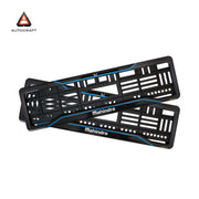 Car Number Plate Gel Frame - Mahindra - Blue Line thumbnail