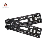 Car Number Plate Gel Frame - Renault -  Black Dash