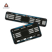 Bike Number Plate Gel Frame - Royal Enfield - Blue Line thumbnail