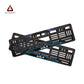 Car Number Plate Gel Frame - KIA - Red and Blue Line