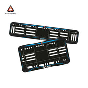 Bike Number Plate Gel Frame - Ducati - Blue Line (Front and Back Set)