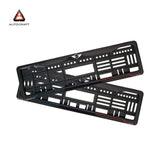 Car Number Plate Gel Frame - Mini Cooper - Blue and Red Line