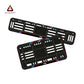 Bike Number Plate Gel Frame - TVS - Red & Blue Lines (Front and Back Set)