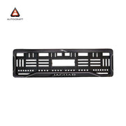 Car Number Plate Gel Frame - Jaguar Logo - Black Dash thumbnail