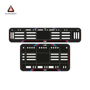 Bike Number Plate Gel Frame - TVS - Red & Blue Lines (Front and Back Set) thumbnail