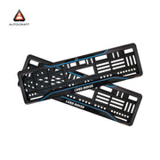 Car Number Plate Gel Frame - Land Rover - Blue Line thumbnail