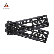Car Number Plate Gel Frame - Volkswagen - Black Plain thumbnail
