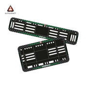 Bike Number Plate Gel Frame - Yamaha - Green Line (Front and Back Set) thumbnail