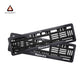 Car Number Plate Gel Frame - Mahindra - Black Dash