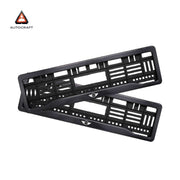 Car Number Plate Gel Frame - Mini Cooper - Black Plain thumbnail