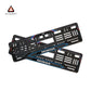 Car Number Plate Gel Frame - Honda - Red and Blue Line