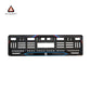 Car Number Plate Gel Frame - MG - Red and Blue Line