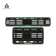 Bike Number Plate Gel Frame - Harley Davidson - Green Line (Front and Back Set)