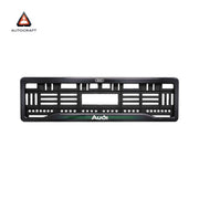 Car Number Plate Gel Frame - Audi - Green