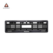 Car Number Plate Gel Frame - Suzuki - Black Plain
