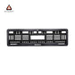 Car Number Plate Gel Frame - Skoda - Black Plain
