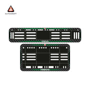 Bike Number Plate Gel Frame - Yamaha - Green Line (Front and Back Set) thumbnail