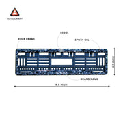 Car Number Plate Gel Frame - Toyota - Forged Carbon thumbnail