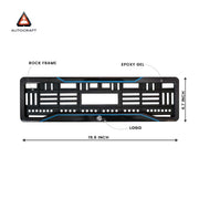 Car Number Plate Gel Frame - MG - Blue Line thumbnail