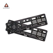Car Number Plate Gel Frame - Jeep - Black Dash