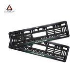 Car Number Plate Gel Frame - Jaguar Logo - Green