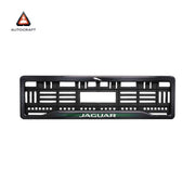 Car Number Plate Gel Frame - Jaguar Logo - Green thumbnail