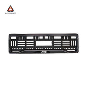 Car Number Plate Gel Frame - Jeep - Black Dash