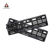 Car Number Plate Gel Frame - Land Rover - Black Plain thumbnail
