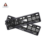 Car Number Plate Gel Frame - Land Rover - Black Plain